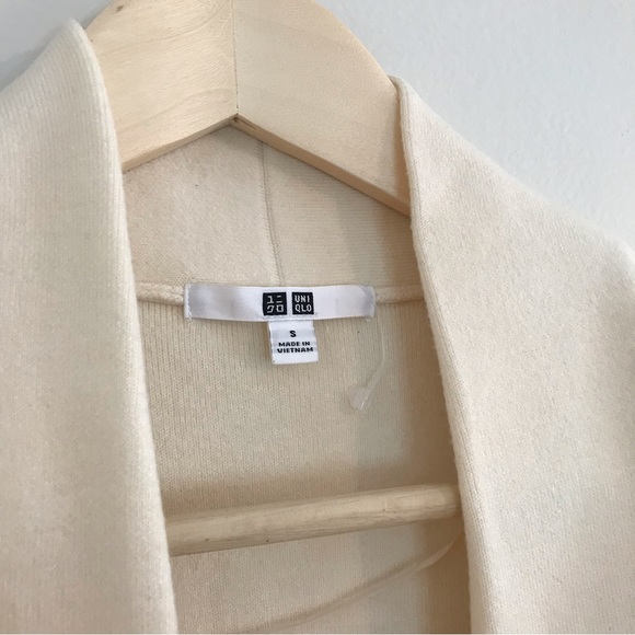 Uniqlo cream coloured belted duster - Picture 4 of 8